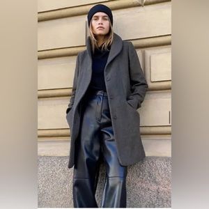 ARITZIA Cocoon Wilfred CASHMERE WOOL coat SIZE SMALL